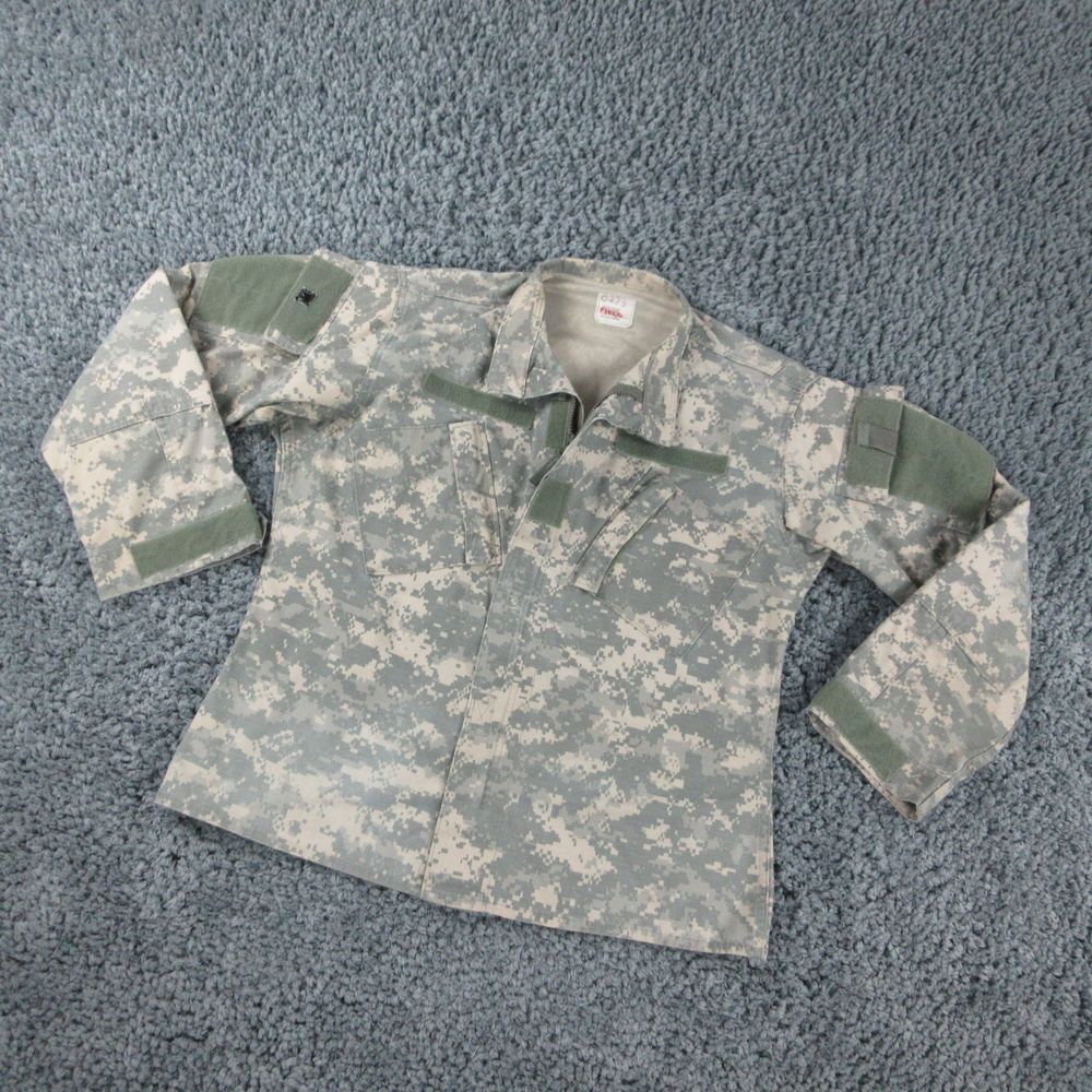 Propper Tactical Jacket Mens Medium Gray Camo Rip Stop Long Sleeve Full Zip ' - Picture 3 of 13
